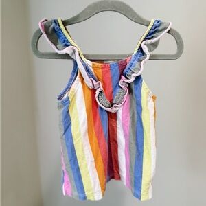 Tea Collection Multicolor Striped Tank Top